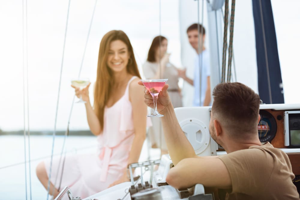 Cocktail e tour in barca